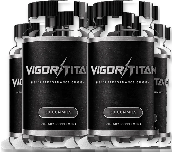 VigorTitan 6-bottle best-value men's performance gummy package